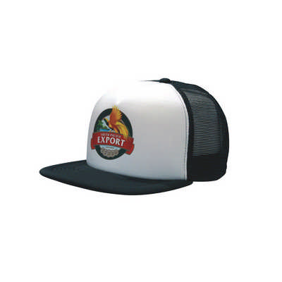 Flat Peak Trucker Mesh Cap