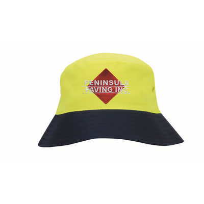 Breathable Poly Twill Safety Bucket Hat