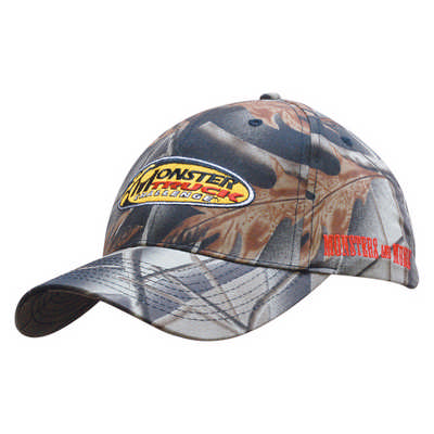 Leaf Print Camouflage Cotton Twill Cap