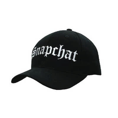 Brushed Heavy Cotton with Plastic Snap Back Strap
