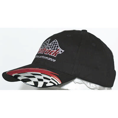 Brushed Cotton Cap with Swoosh & Check Embroidery