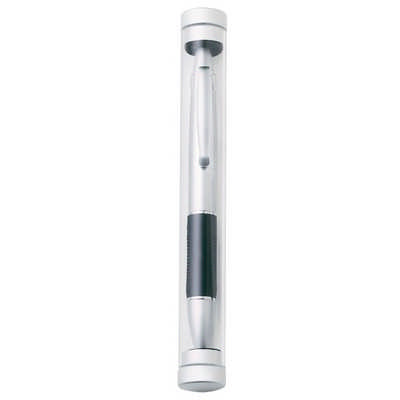 Clear Presentation Tube (Silver) (F207_PB) Clear Presentation Tube (Silver)