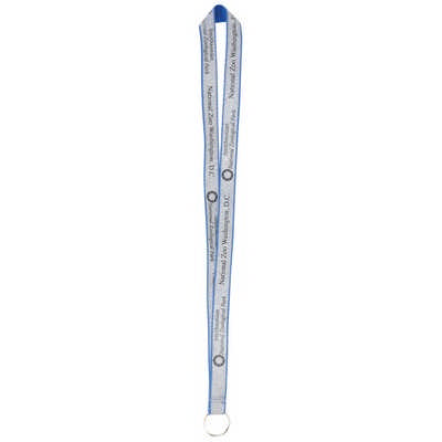 19mm Glitter Custom Lanyard (L105.Silver_PB) 19mm Glitter Custom Lanyard