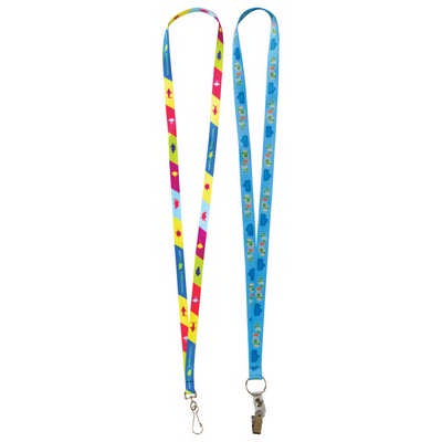 10mm Custom Lanyard (L131.10_PB) 10mm Custom Lanyard