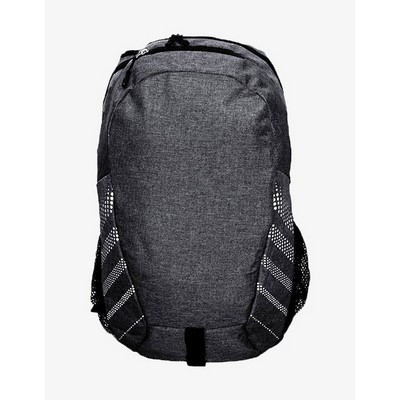 Polyester Oxford Heather Back Pack (BKBP200_BSN)
