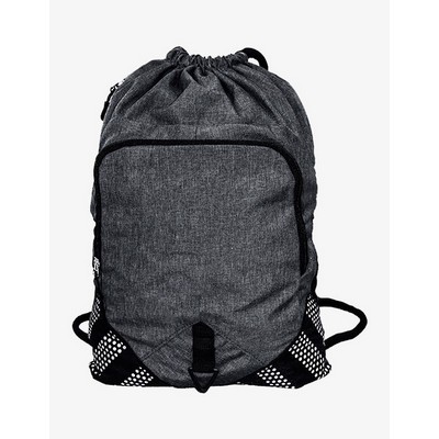 Polyester Oxford Heather Sack Pack (BKSP100_BSN)