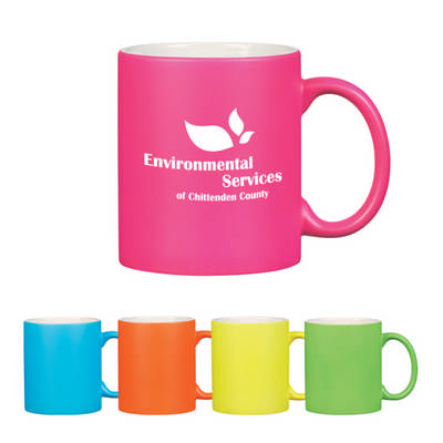 325Ml Neon Mug With C-Handle (MUGD15_OC)