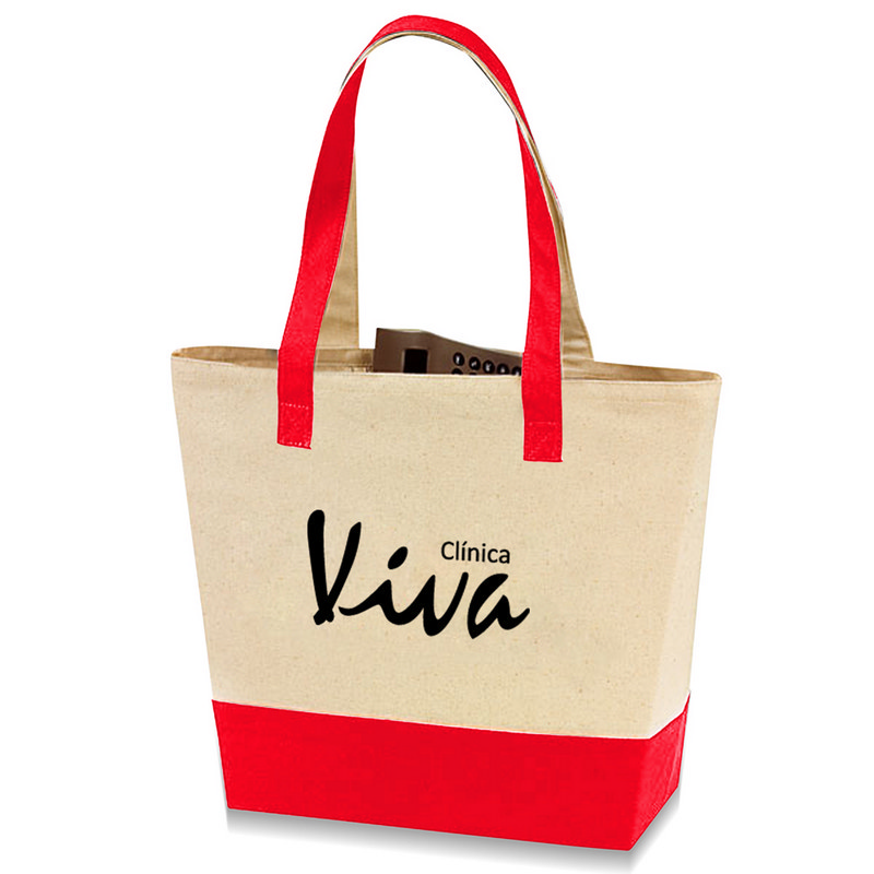 Cotton Canvas Bags Trim Tote (OC31X160_OC)