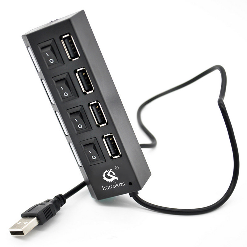 High Speed 4 Ports Usb 2.0 Led Hub (OC32X152_OC)