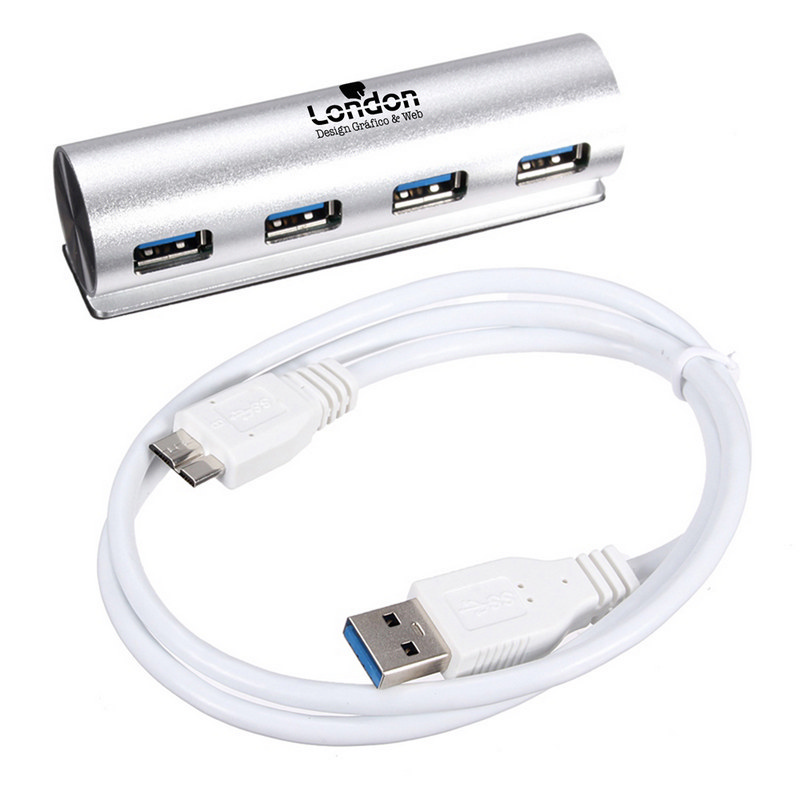 Power Adapter Wled 5 Gbps 4 Usb Port Hub (OC32X153_OC)