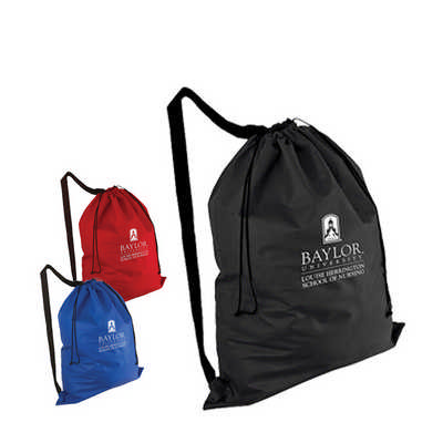 Non-Woven Laundry Duffel Bag With Over The Shoulder Strap