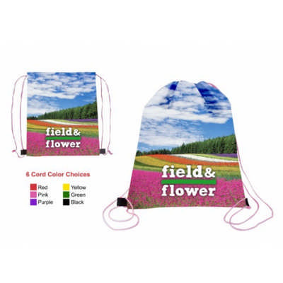 Full Colour Printed Drawstring Backpack