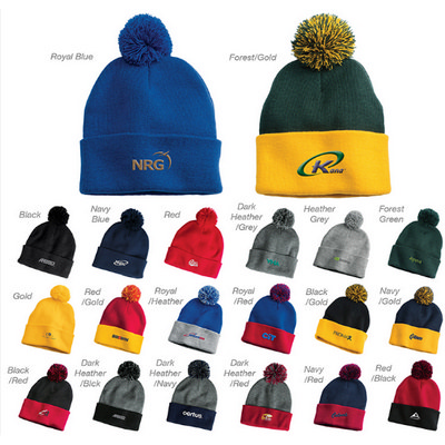 Sportsman 30Cm Pom-Pom Knit Beanie (OCSH219_OC)
