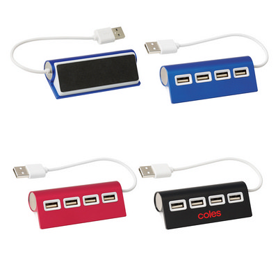 4-Port Aluminum Wave Usb Hub (OH2833_OC)