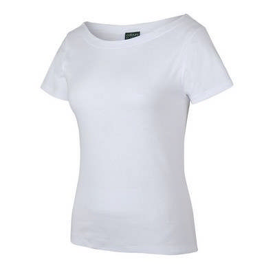 C OF C LADIES S/S BOAT NECK TEE 6 - 20