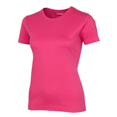 JBs LADIES TEE 6 - 20 - WHITE