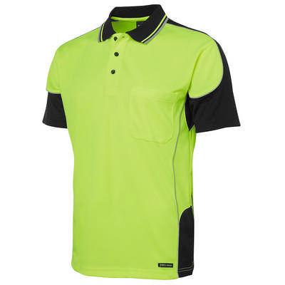 JBs HV 4602.1 S/S CONTRAST PIPING POLO 2XS - 5XL
