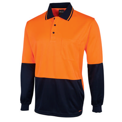 JBs HV 4602.1 L/S JACQUARD POLO 2XS - 5XL