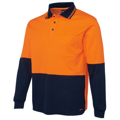 JBs HV L/S COTTON BACK POLO 2XS - 5XL