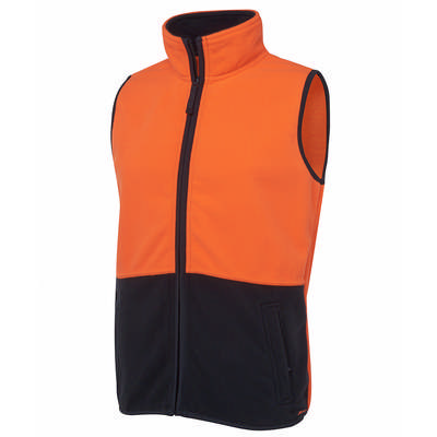 JBs HV POLAR VEST 2XS - 6/7XL