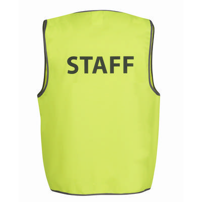 JBs HV SAFETY VEST PRINT STAFF S - 5XL