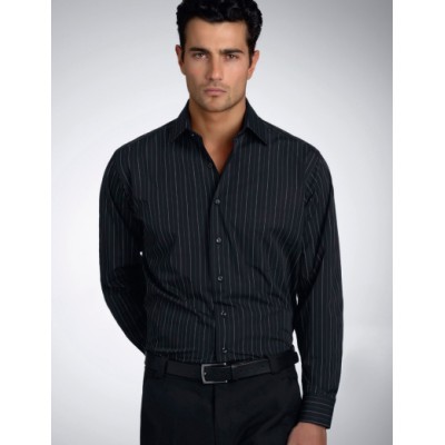 Fine Stripe Mens Business Shirt (206BK_JKEV) Fine Stripe Mens Business Shirt