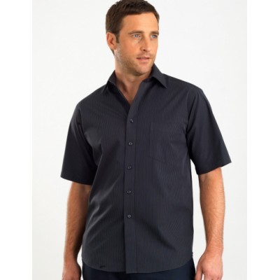 Dark Stripe Mens Business Shirt (237CHAR_JKEV) Dark Stripe Mens Business Shirt