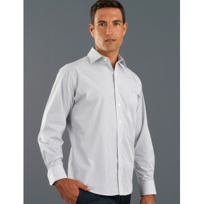 Herringbone Stripe Mens Business Shirt (466ST_JKEV) Herringbone Stripe Mens Business Shirt