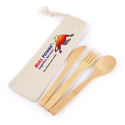 Miso Bamboo Cutlery Set in 