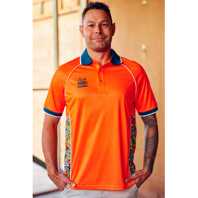 Unisex RPET Bonza Orange Polo