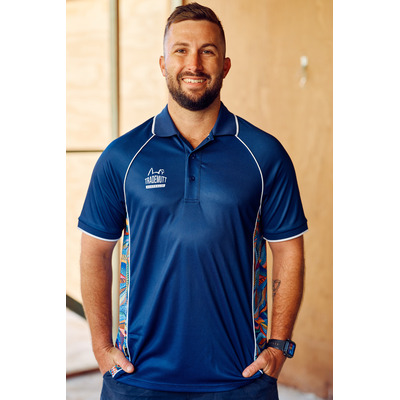 Unisex RPET Snazzy Navy Polo