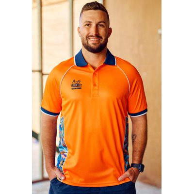 Unisex RPET Snazzy Orange Polo