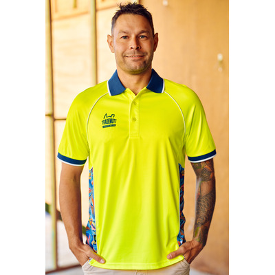 Unisex RPET Snazzy Yellow Polo