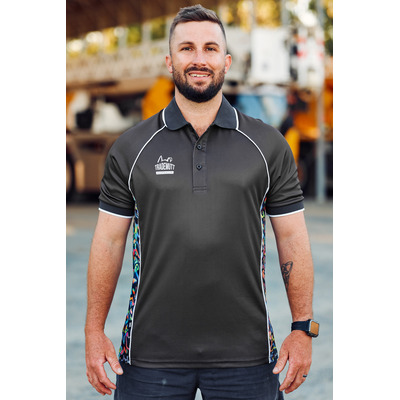 Unisex RPET Pearler Charcoal Polo