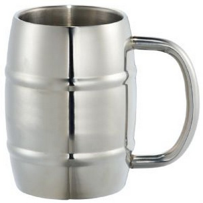Growl Stainless Barrel Mug (4066_NOTT) Growl Stainless Barrel Mug