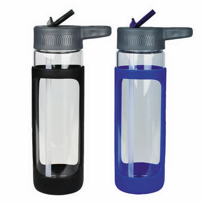 Glass Bottle with Silicone 