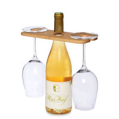 Wine Bottle Glass Carrier (4282_NOTT) Wine Bottle Glass Carrier