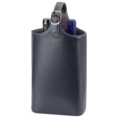 Bonded Leather Wine Carrier (9083_NOTT) Bonded Leather Wine Carrier