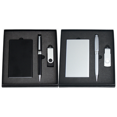 Powerbank, USB (4GB) and Pen Giftset