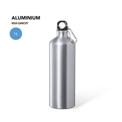 Drink bottle Aluminium 1 litre capacity 