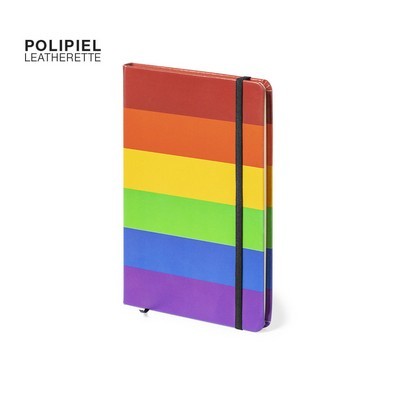 NOTEBOOK A5 size LGBT rainbow cover 