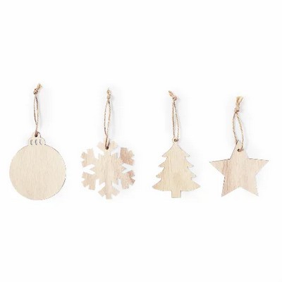 Christmas Decoration Wooden Tree / Star / Snow / Ball