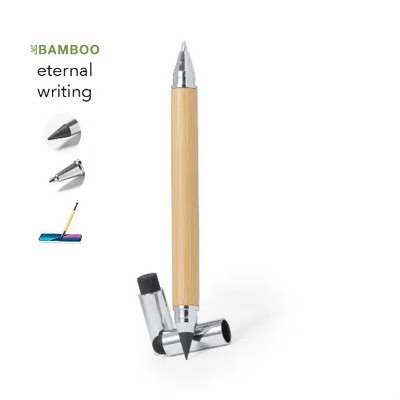 Pen and pencil 2 in 1 Eternal writing made from Bamboo 