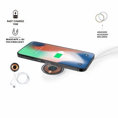 Wireless charger in unique clear design