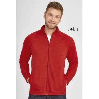 Jacket Men s zippered 50% cotton 50% polyester fleece lining SUNDAE