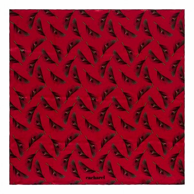 Silk scarf Victoire Cherry