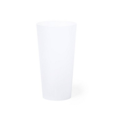 Cup 400ml capacity PP material BPA free frosted finish