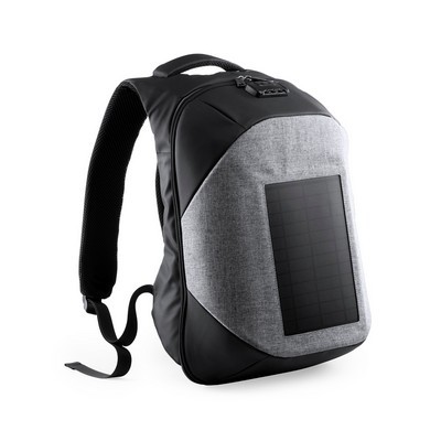 Backpack water proof with integrated solar panel , security lock with password Koneit