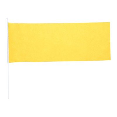 Flag size is 80cm x 30cm with stick/[pole Portel