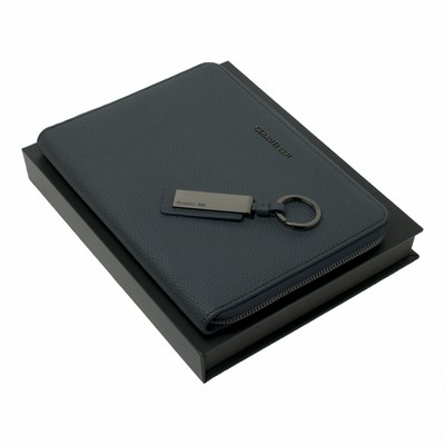 Set Hamilton Dark Blue (conference folder A5 & key ring)